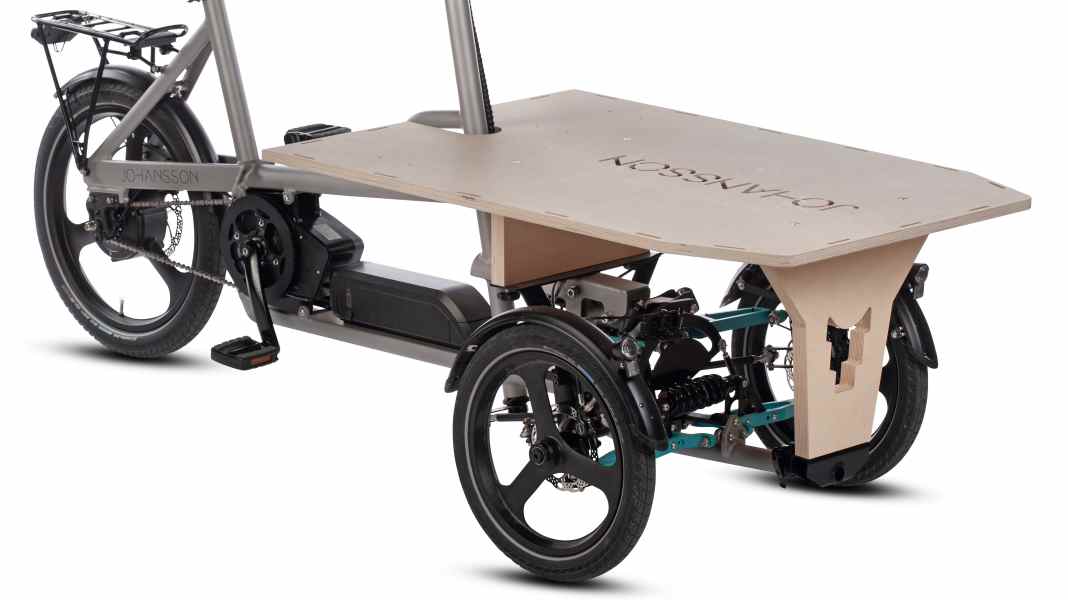 Johansson Oscar S: Successful transport pedelec with tilting technology