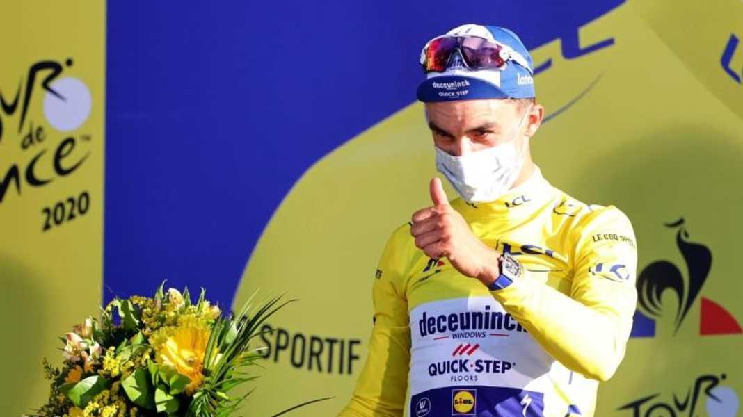 Alaphilippe : maillot convoité et montre de grande valeur