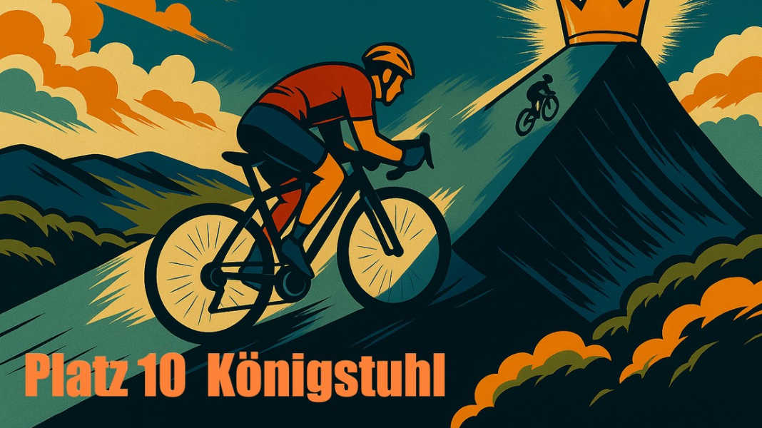 Top 10 Anstiege in Deutschland: Platz 10 Königstuhl