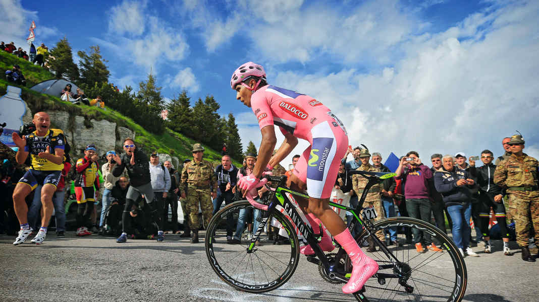 Giro d'Italia : Le vainqueur du Giro Nairo Quintana est de retour