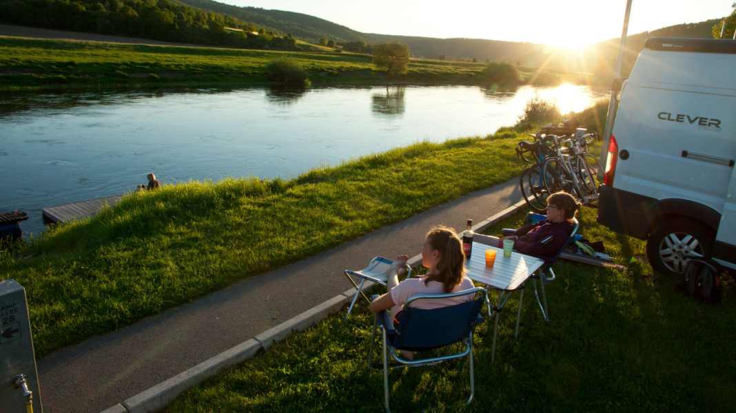 Germany: Family tour with racing bike and motorhome - Racing bike tours around the Werra Valley and in the Eifel region