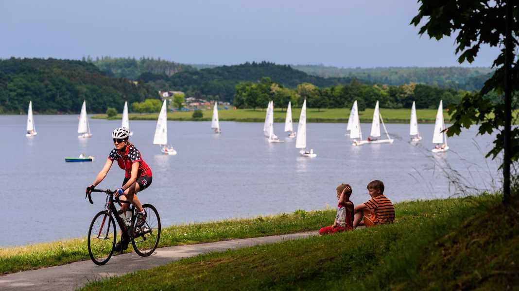 Allemagne : Vogtland en vélo de course - 2 tours de vélo de course à travers le Vogtland