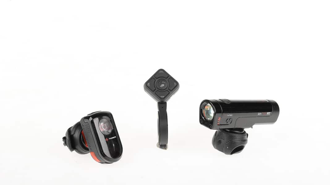 Test 2016 : Eclairage vélo de course de Bontrager - Eclairage vélo : Bontrager Transmitr Lightning Set