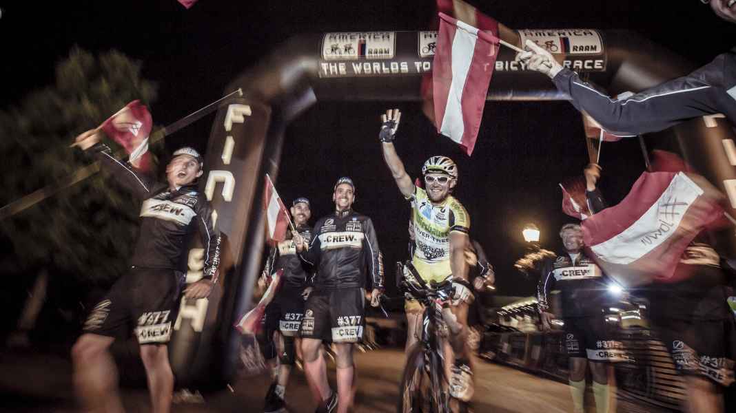Christoph Strasser wins RAAM 2017 - Fourth victory at the RAAM with a huge lead