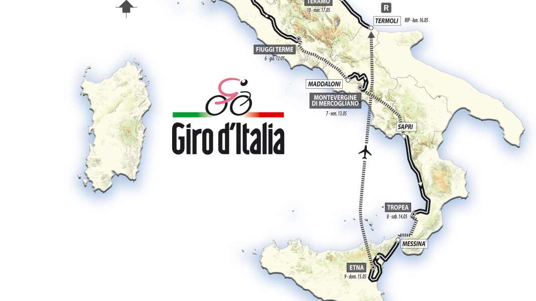 Les étapes du Giro d'Italia 2011