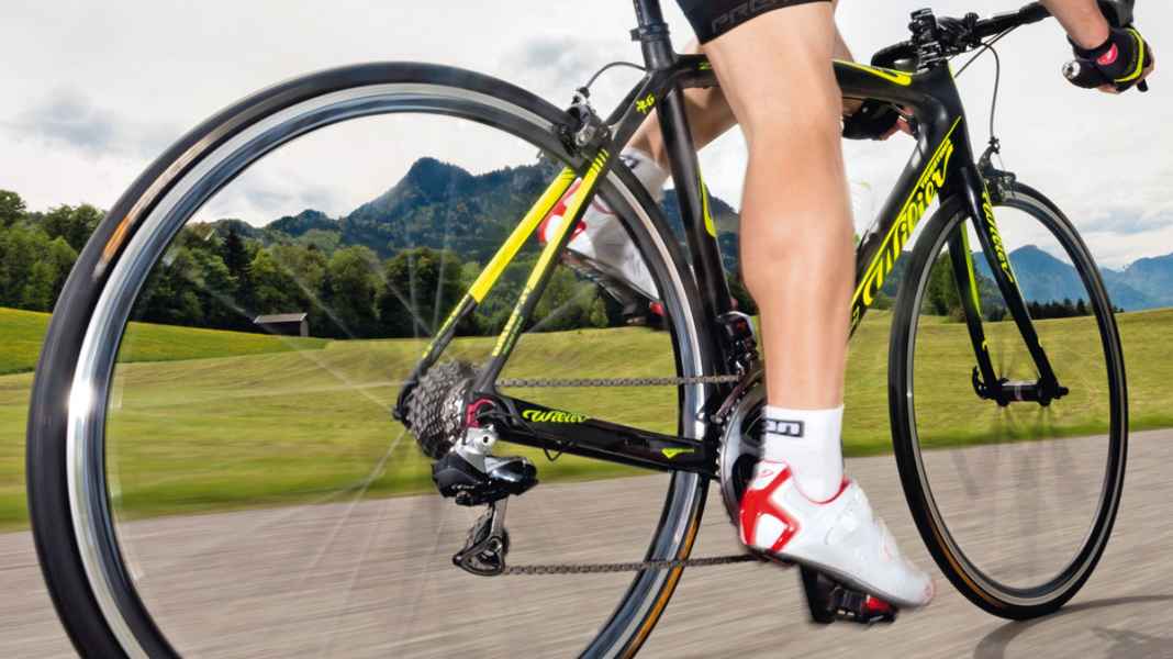 Rennradfahren mit schwachen Venen