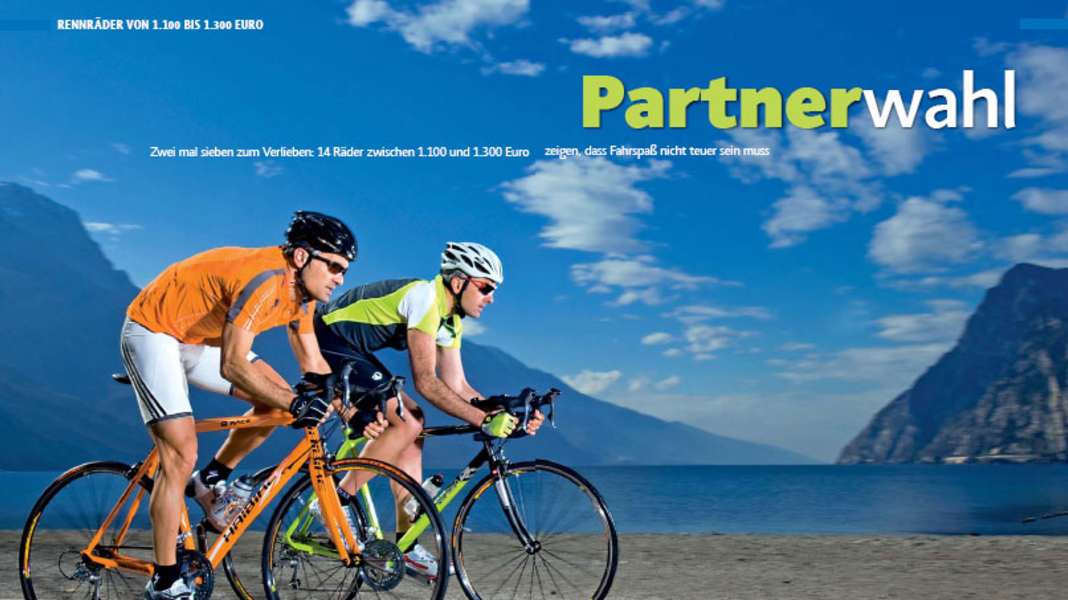 Racing bikes from 1100 to 1300 euros