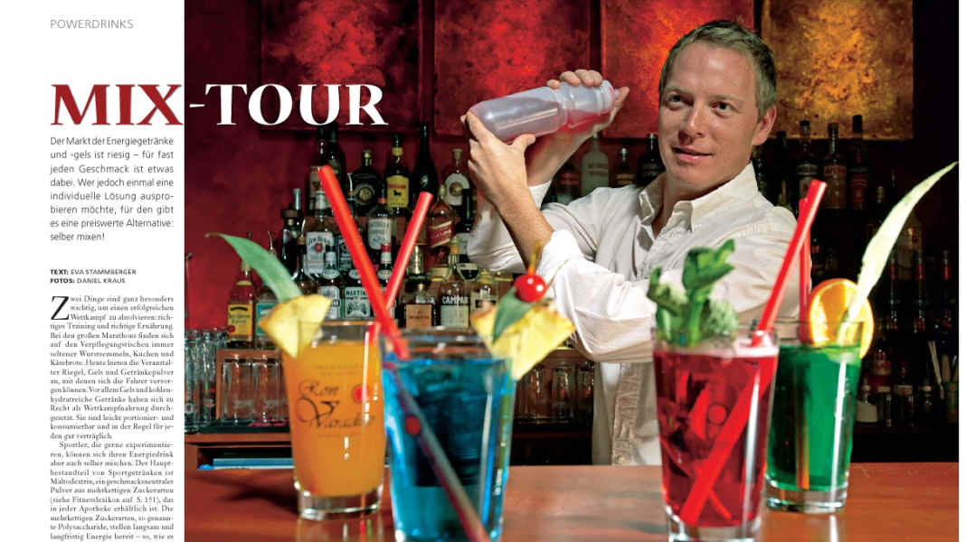 Power drinks, mixed by yourself!