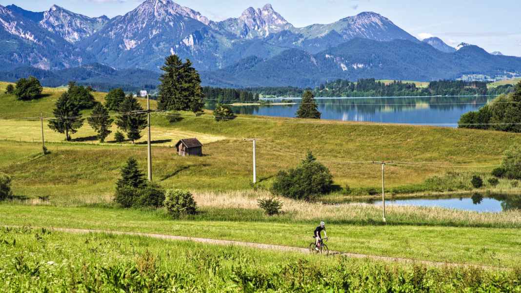 Deutschland: Ostallgäu - Rennradtouren rund um Füssen - Ostallgäu: Traumtouren vor Alpenkulisse
