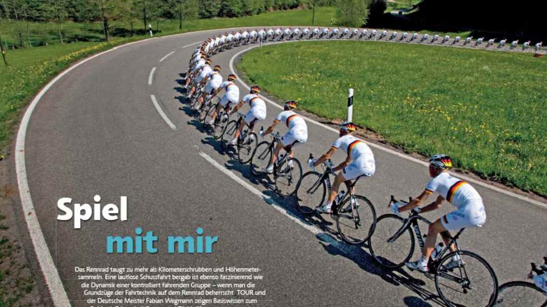 Rennrad-Fahrtechnik