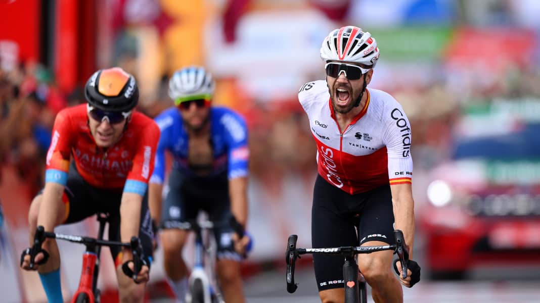 Vuelta 2022 : Herrada célèbre la victoire de l'échappée lors de la 7ème étape