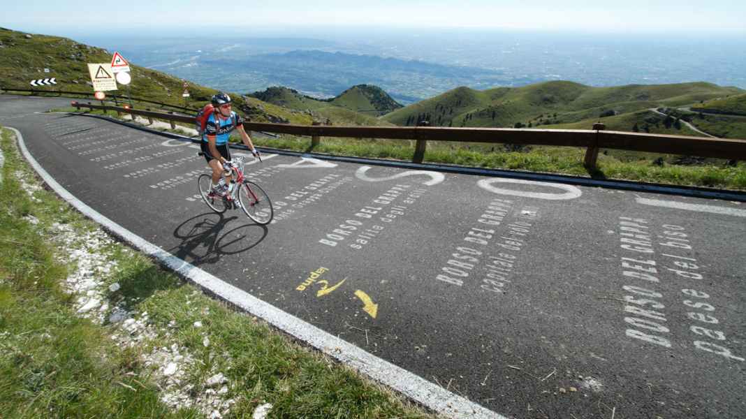 Anstiege der Alpen: Monte Grappa - Monte Grappa: Das Ende der Alpen