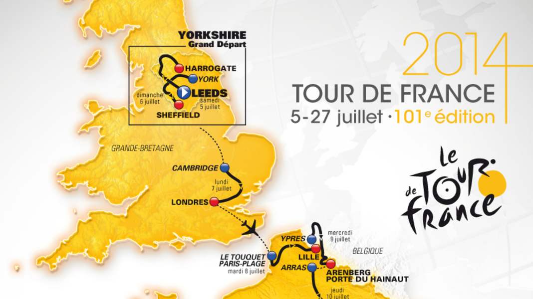 Tour de France 2014 - all stages at a glance