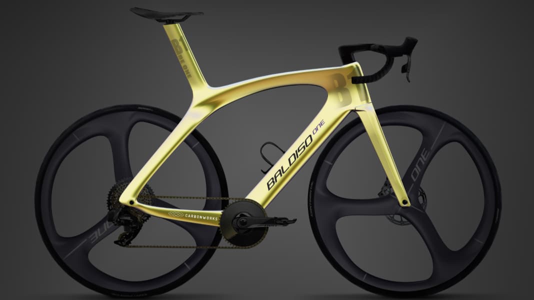 Spectacular concept: Baldiso presents racing bike without seat tube