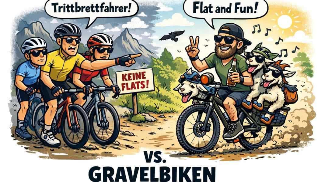 Flatpedals am Gravelbike: Die ultimative Blasphemie - und ich liebe es!