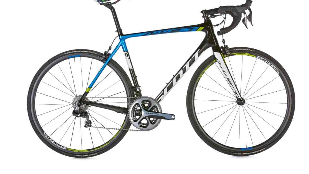 Test 2015 Team Replicas : Scott Addict Team Issue Di2 - Scott Addict Team Issue Di2 en test
