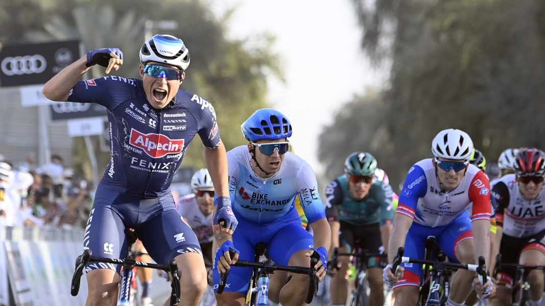 UAE-Tour: German sprinters have no chance - Philipsen wins