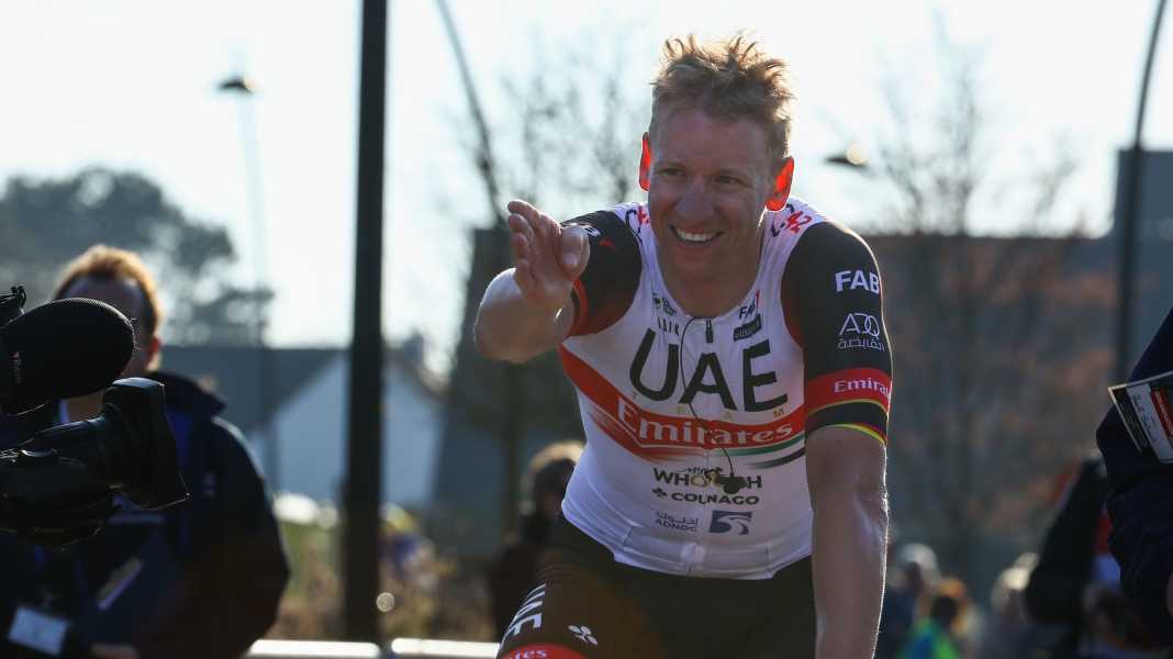 One-day race - Professional cyclist Ackermann crashes during Merlier victory in De Panne
