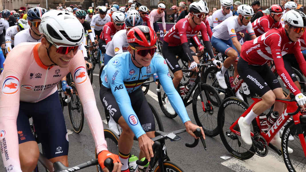Pas de passage possible : La course de cyclisme sur route des championnats du monde interrompue après des protestations