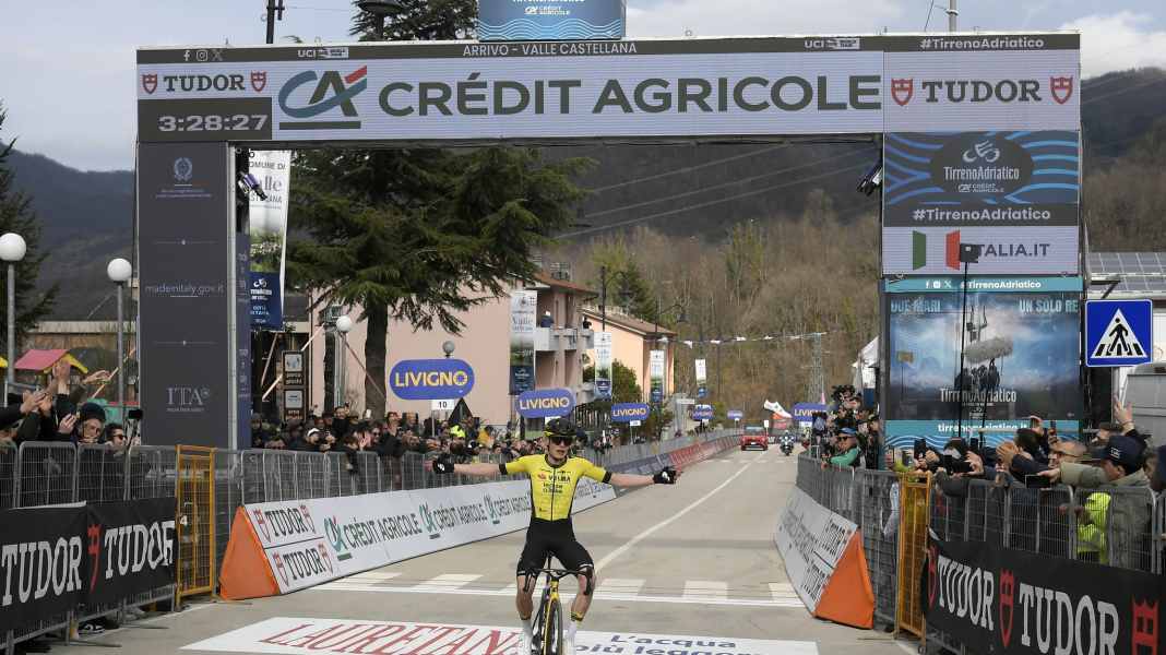 Tour winner Vingegaard dominates at Tirreno-Adriatico