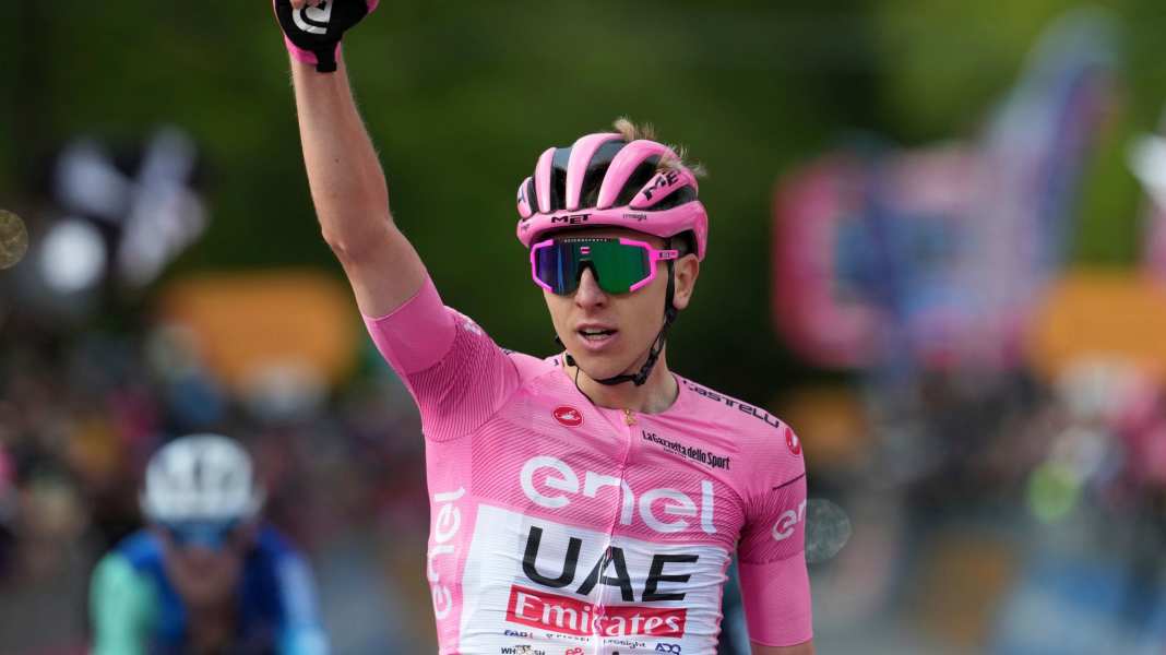 Pogacar gewinnt auch zweite Bergankunft des Giro d'Italia