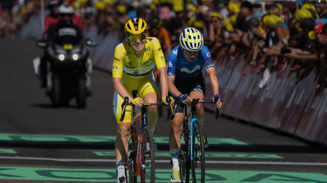 Tour de France Femmes - Vollering verliert nach Sturz Gelb - Lippert Etappendritte