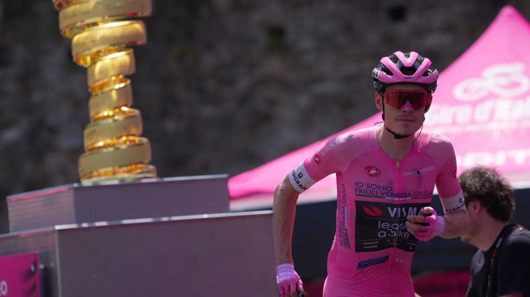 Italien-Rundfahrt - Vingegaard siegt am Berg – Giro-Triumph zum Greifen nah