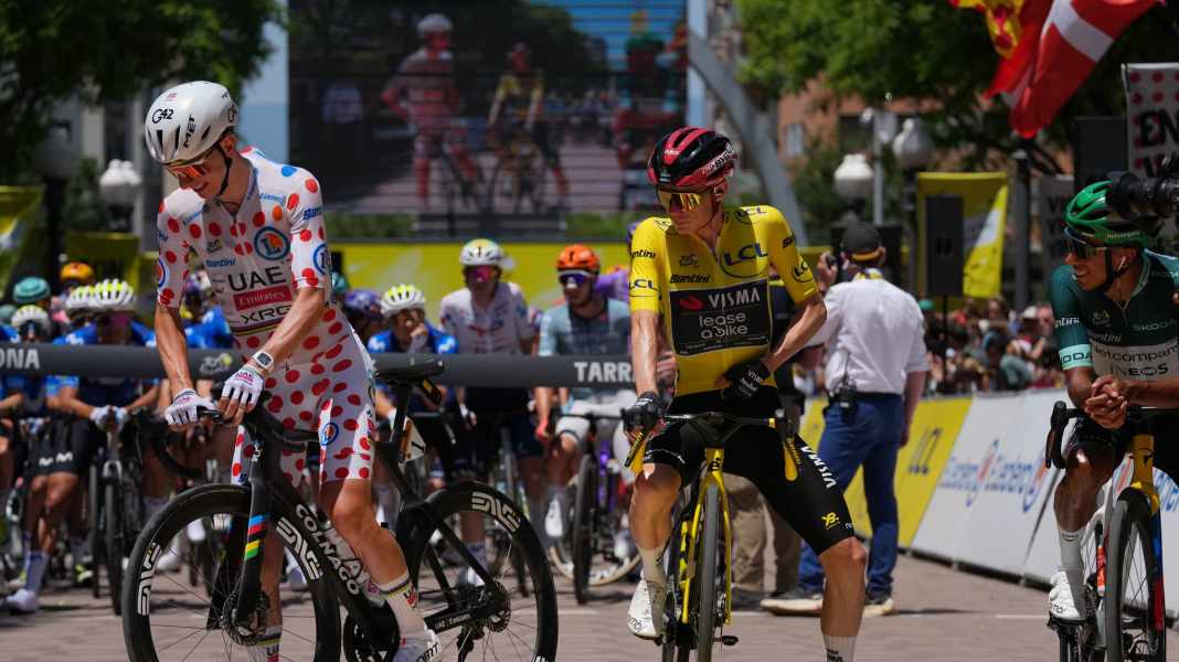 Tour de France - Lipowitz verliert Sekunden - Vingegaard weiter in Gelb