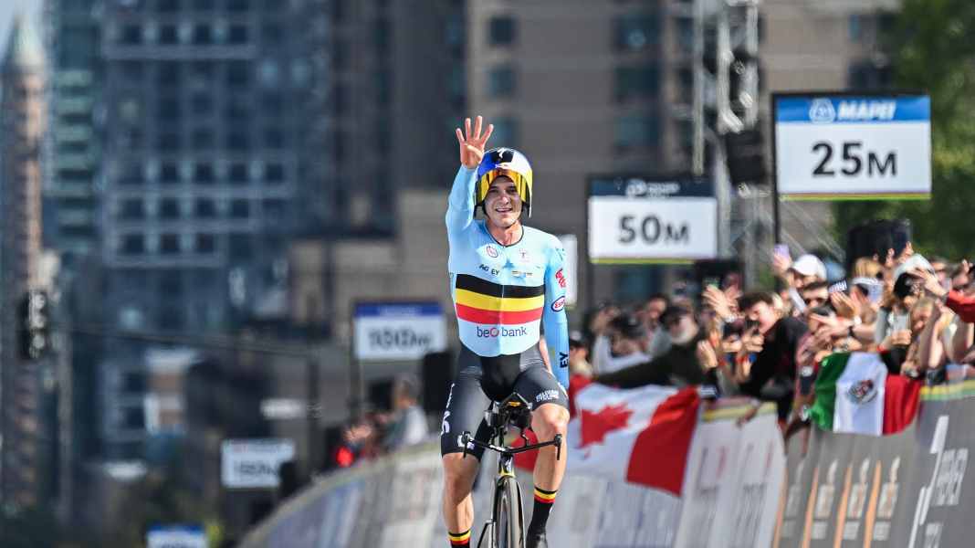 Straßenrad-Weltmeisterschaften - Vierter WM-Titel: Evenepoel knackt Martin-Rekord