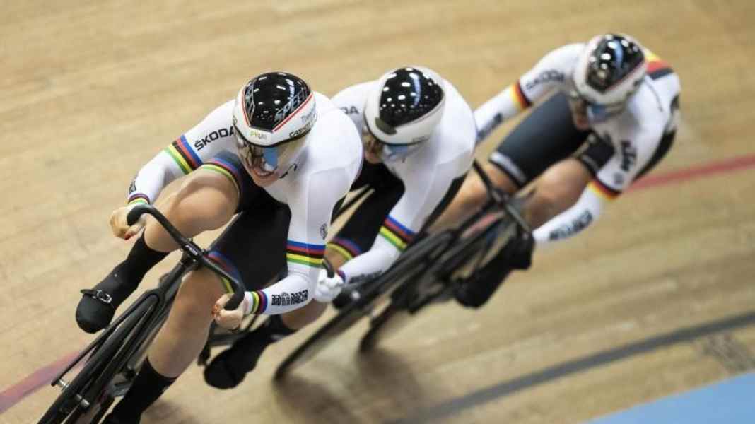 Première médaille européenne : les sprinteuses allemandes en équipe remportent l'argent