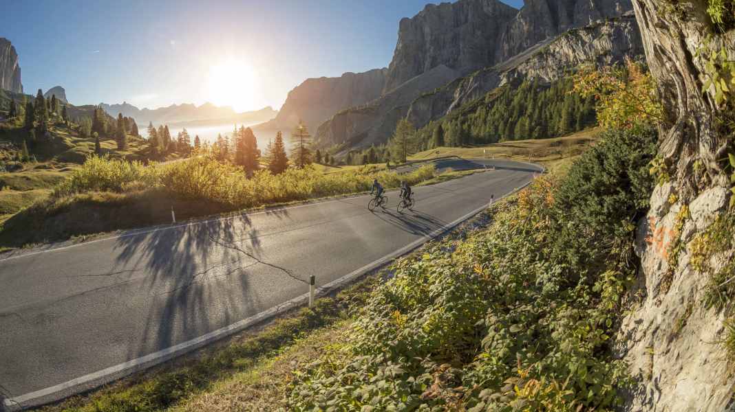 Spécial voyage : Vélo de course dans le Tyrol du Sud - Tyrol du Sud : vergers de pommiers et cols des Dolomites