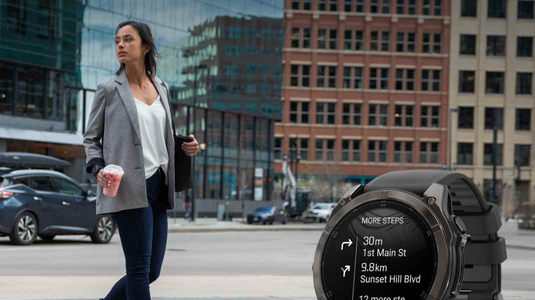 Garmin & Google : Navigation au poignet - Smartwatch avec indications de changement de direction