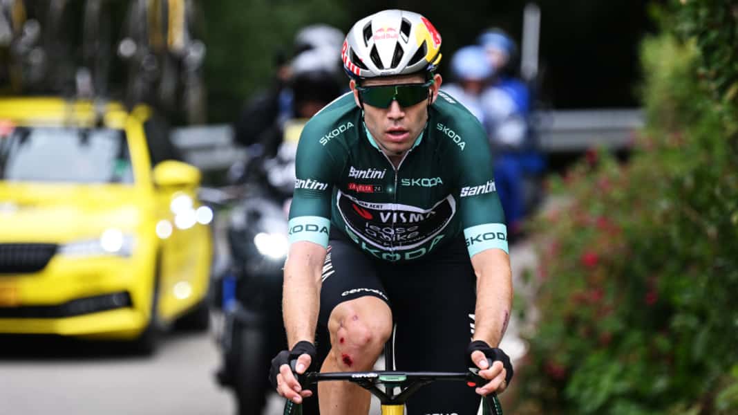 Wout van Aert : L'équipe fait le point sur les blessures dues aux chutes
