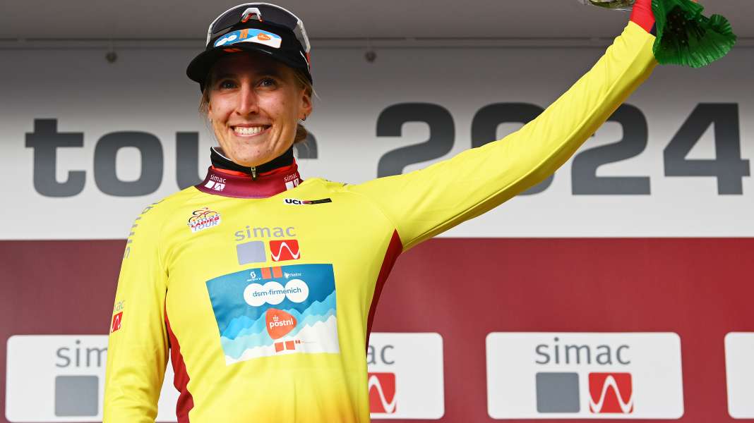 Simac Ladies Tour 2024: Koch stürmt ins Gelbe Trikot