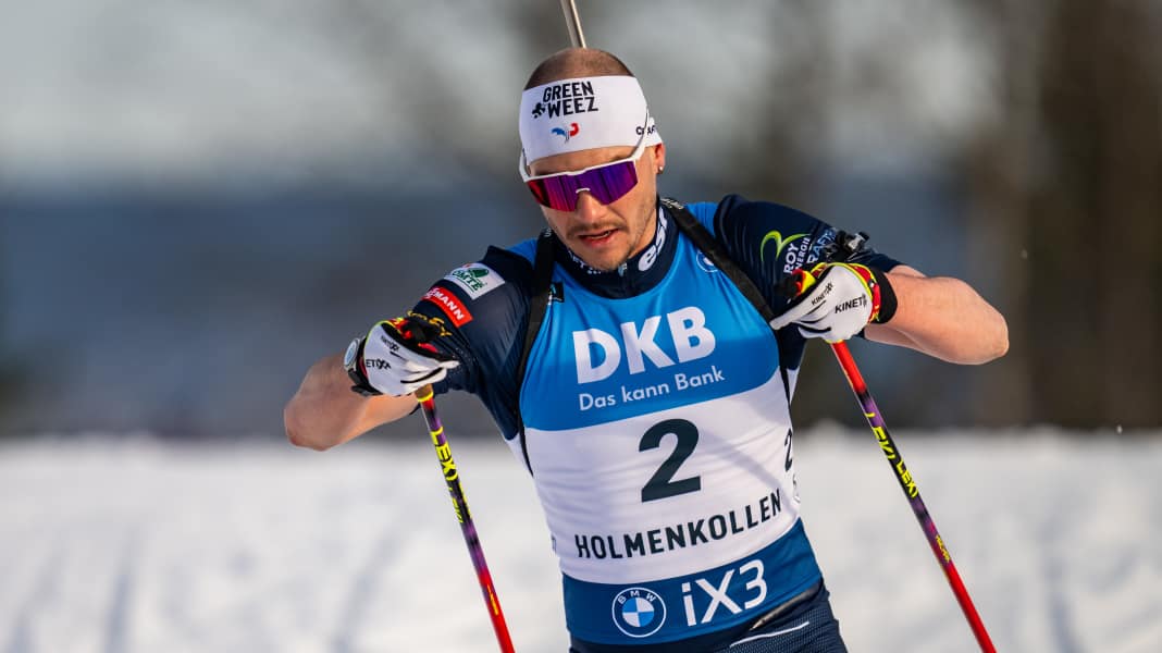 Biathlet Émilien Jacquelin: Erster Renneinsatz für Decathlon CMA CGM