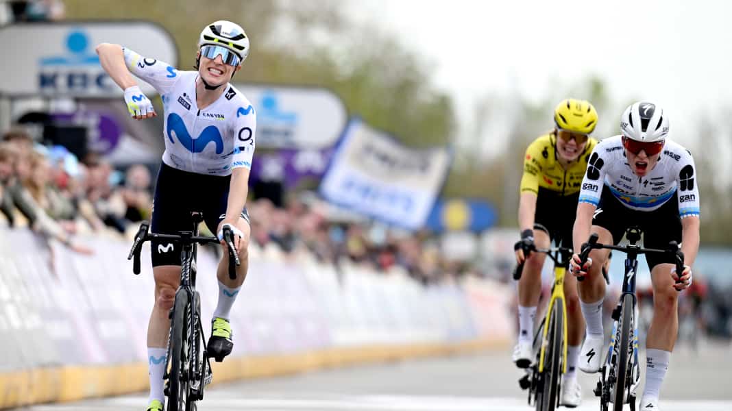 Dwars door Vlaanderen women: Reusser plays poker for a long time against Vollering - and still wins