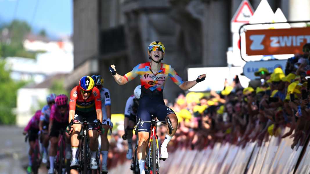 Tour de France Femmes - 1. Etappe: Wiebes sprintet Klassementfavoritinnen davon