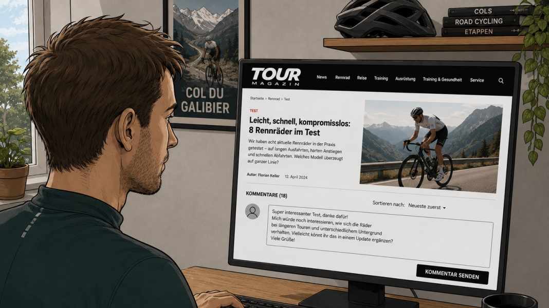 TOUR launches comment function: Now you can comment and join in the discussion
