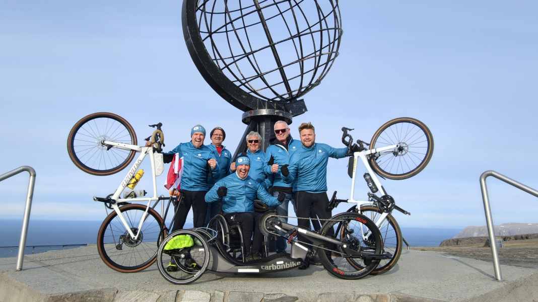 Nordkap-Fahrt von Paralympicssieger Ablinger: 3.320 Kilometer nur mit Armkraft