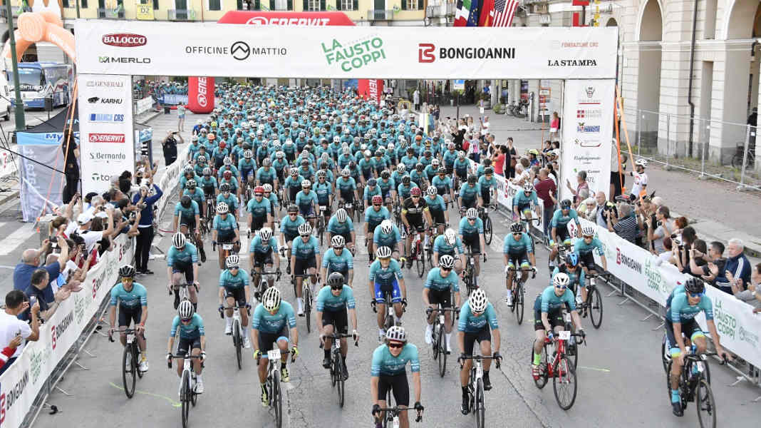 Granfondo La Fausto Coppi : D'abord rouler soi-même, ensuite regarder le Tour de France