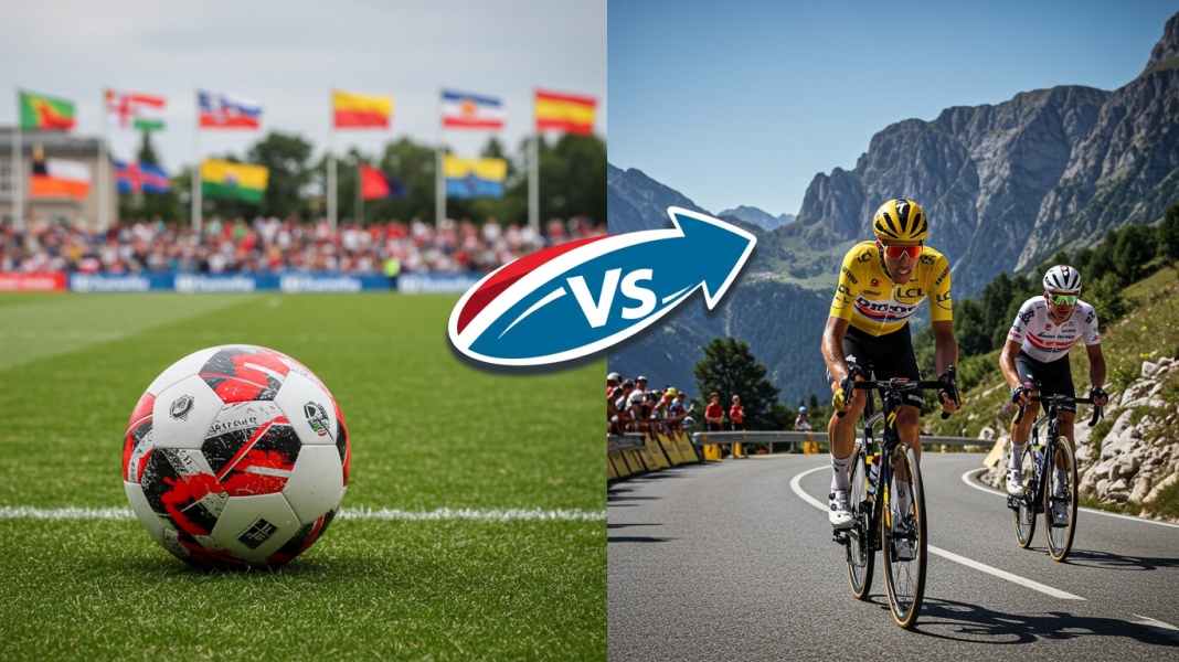 Fußball gegen Radsport: WM und Tour de France im Vergleich
