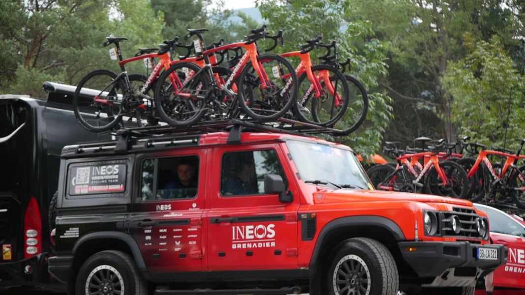 Ineos Grenadier : un 4x4 géant comme véhicule d'équipe sur le Tour de France