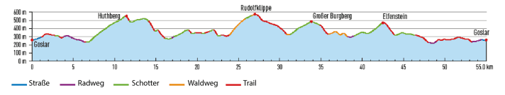 Almost four kilometres long: the flow trail from the Rudolfklippe. | Profile: BIKE Magazine
