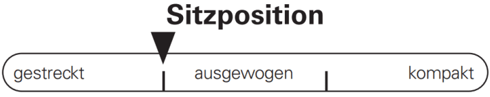 The seating position on the Yeti ASR is sporty and balanced.