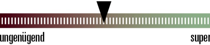 Voll beladen leidet der Tragekomfort. Die Magnetschließe am Gurt ist unpraktisch