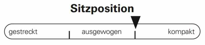 Despite the rather flat seat angle, the seating position on board the Santa Cruz Vala is quite compact.