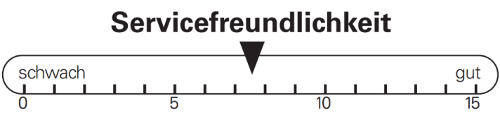 Bei der BIKE-Bewertung der Servicefreundlichkeit landet das Canyon Lux Trail CF7 im Mittelfeld.