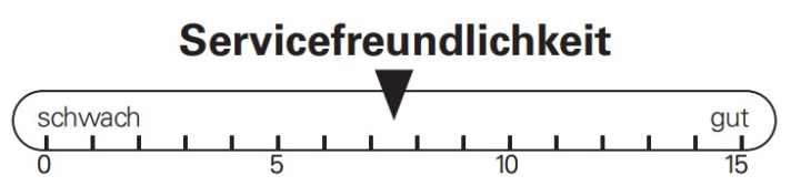 Bei der BIKE-Bewertung der Servicefreundlichkeit platziert sich das Alutech Pelmo exakt im Mittelfeld.