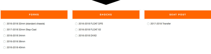   Die Fox-Federgabeln, Dämpfer und Variostützen sind Teil des neuen Tunings-Programms.