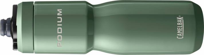 The "Podium steel" bottle from Camelbak with a capacity of 660 ml is not only robust and food-safe, it also comes in six stylish colours! Double-walled and vacuum-insulated, it is supposed to keep the temperature for 14 hours, but weighs 354 g and costs 39.99 euros.